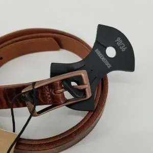 Birkenstock Ohio Brown Leather Belt slim Design 30 inch Birkenstock | Accessories | Birkenstock Ohio Cognac Thin  main image 4